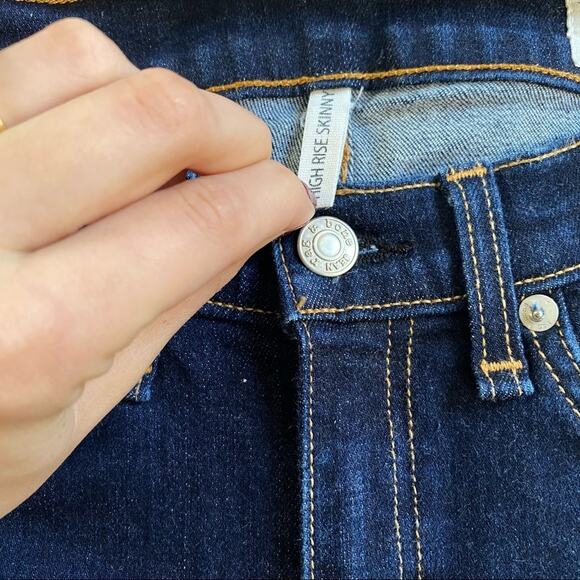 Rag & Bone‎ High Rise Skinny Jeans Size 27 - Picture 9 of 10